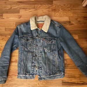 Vintage Sherpa Denim Jacket unisex